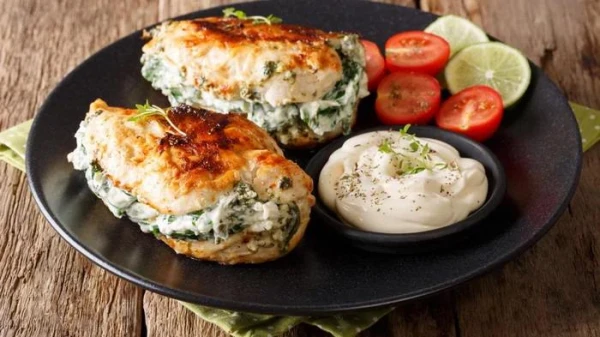 Chicken Breasts Stuffed with Spinach and Feta - Recipe for an Exquisite Dish