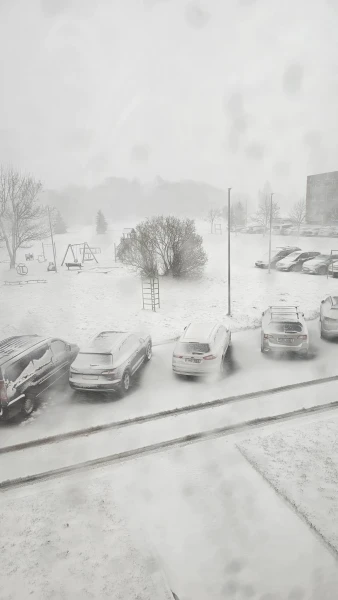 In Estonia, it has snowed heavily. When will the blizzard hit Riga?