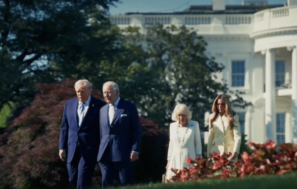 British King Arrives in the USA and Meets Trump