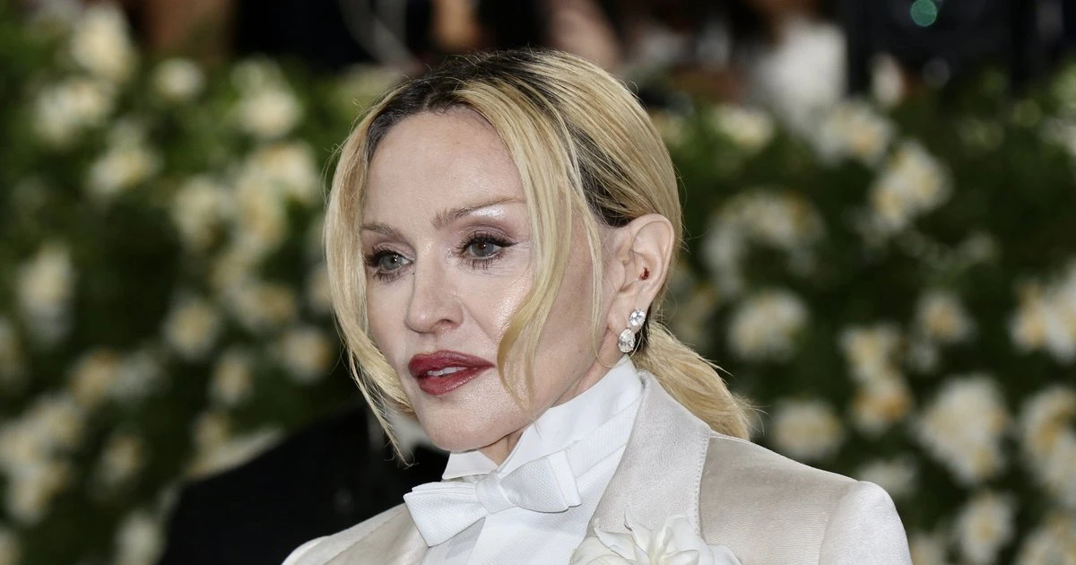 Madonna in a Daring Corset and Mini Skirt: The Queen of Pop on a Date with Her Boyfriend