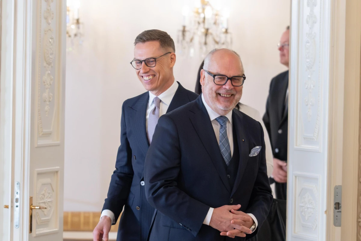 Два президента. (Фото ERR).