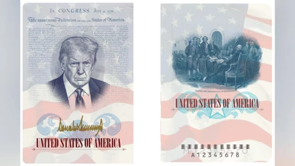 In the USA, Trump's portrait will be placed on the passport cover