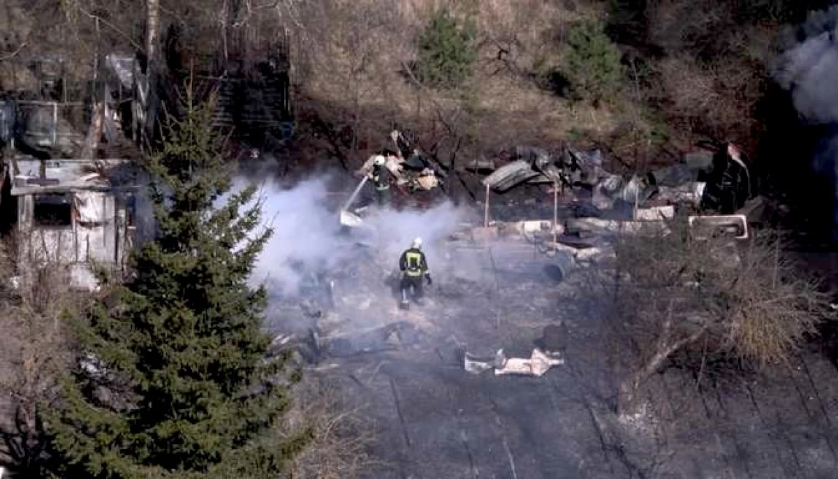 An Arsonist is Active in Shkirotava. He is Setting Fire to Garden Houses