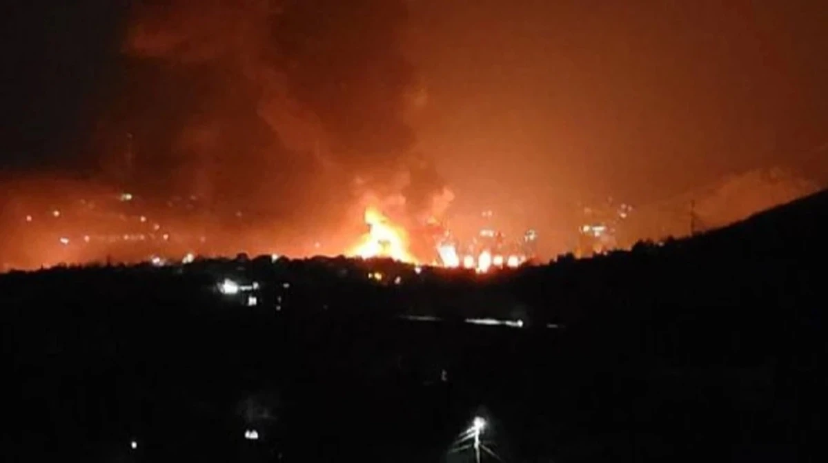 The seaport terminal in Tuapse, Russia, was attacked by drones again