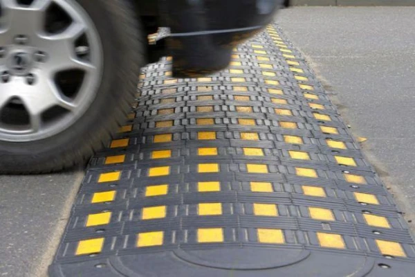 What maximum speed should pregnant women adhere to when crossing a speed bump?