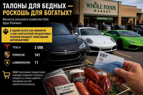 Food Stamp Recipients in the U.S. Drive Porsches and Lamborghinis