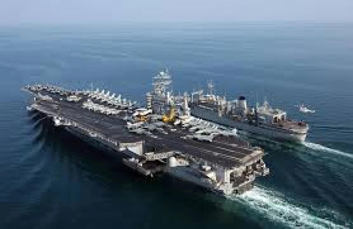 The American Aircraft Carrier Entered the Arabian Sea for the Blockade of Iran