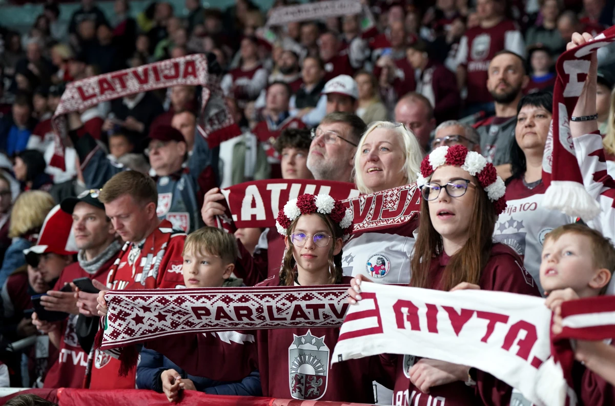 The Latvian National Ice Hockey Team Will Play Its Last Friendly Match Before the World Championship in Riga