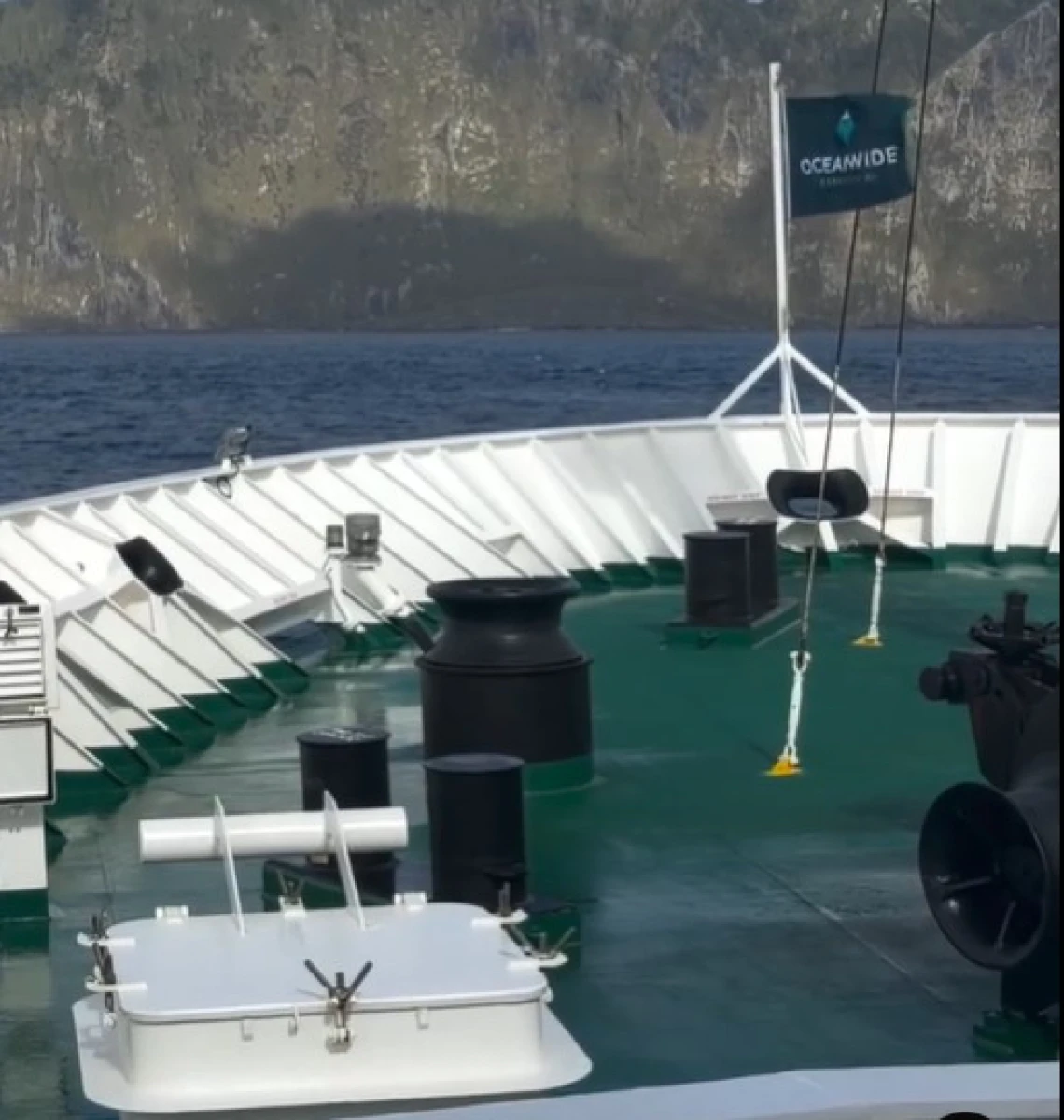 Круизный лайнер MV Hondius.