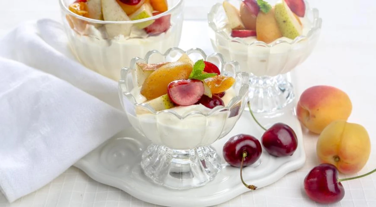 Quick Cottage Cheese Cream for Breakfast