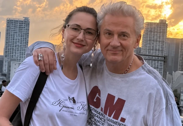 Oleg Menshikov showed a rare photo with his wife from their vacation in Japan