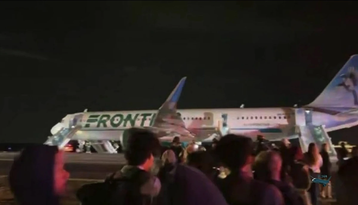 At Denver Airport, a plane fatally struck a man on the runway: the engine caught fire after the impact
