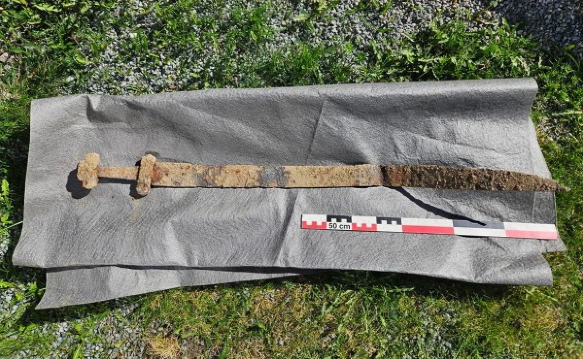 A Six-Year-Old Boy Accidentally Found a Viking Era Sword During a School Trip