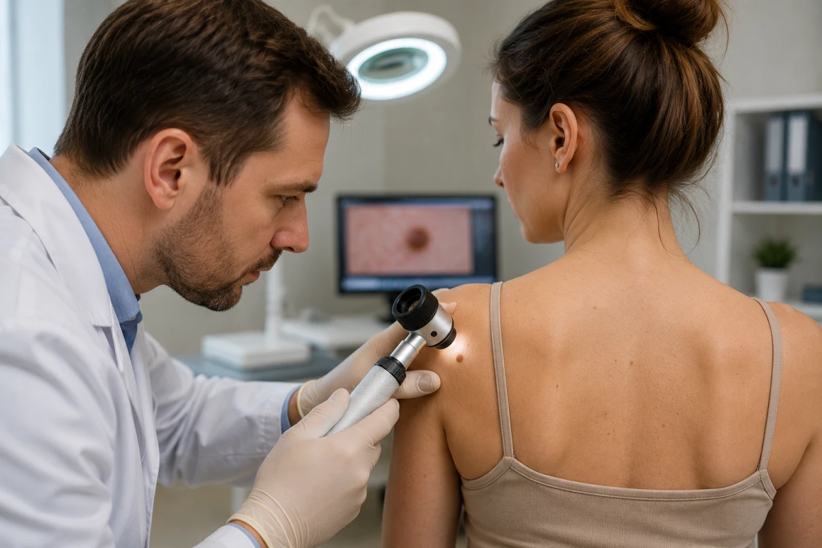 The doctor named dangerous changes in moles that may indicate melanoma