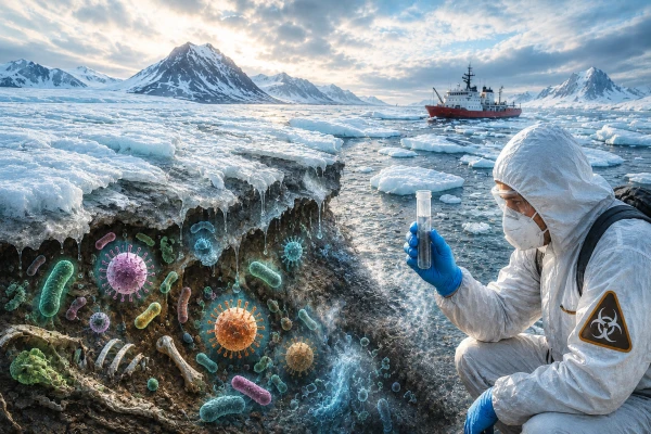 An Unusual 'Awakening' of Ancient Microbes Recorded in the Arctic After Warming