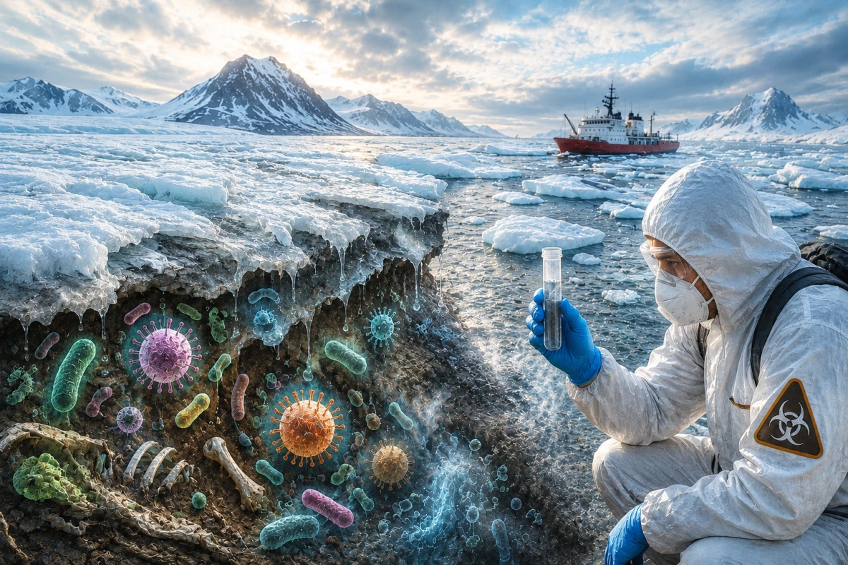 An Unusual 'Awakening' of Ancient Microbes Recorded in the Arctic After Warming