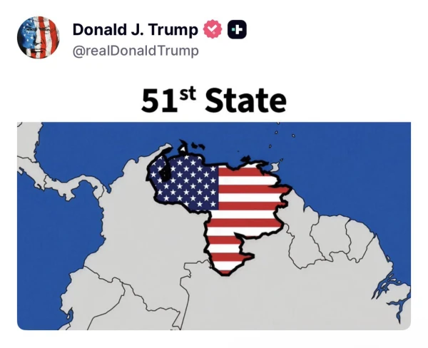 Пост Дональда Трампа о Венесуэле