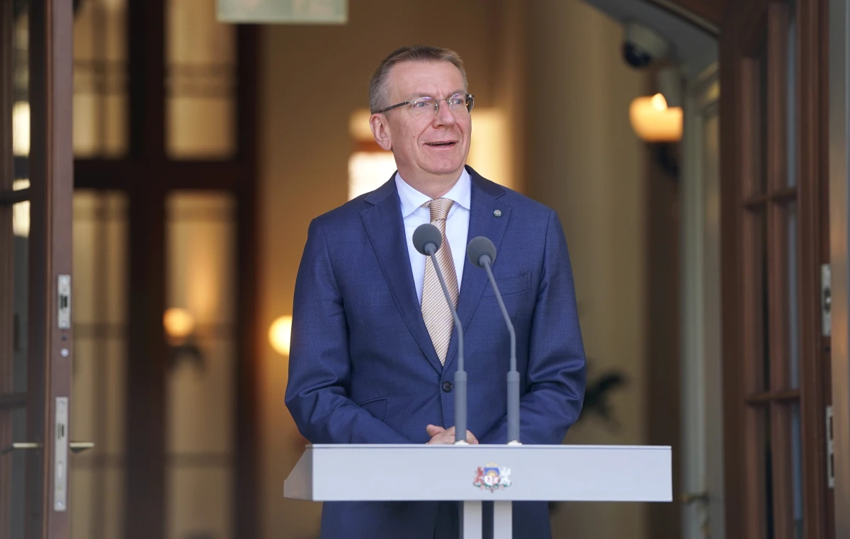 Президент Латвии Эдгар Ринкевич