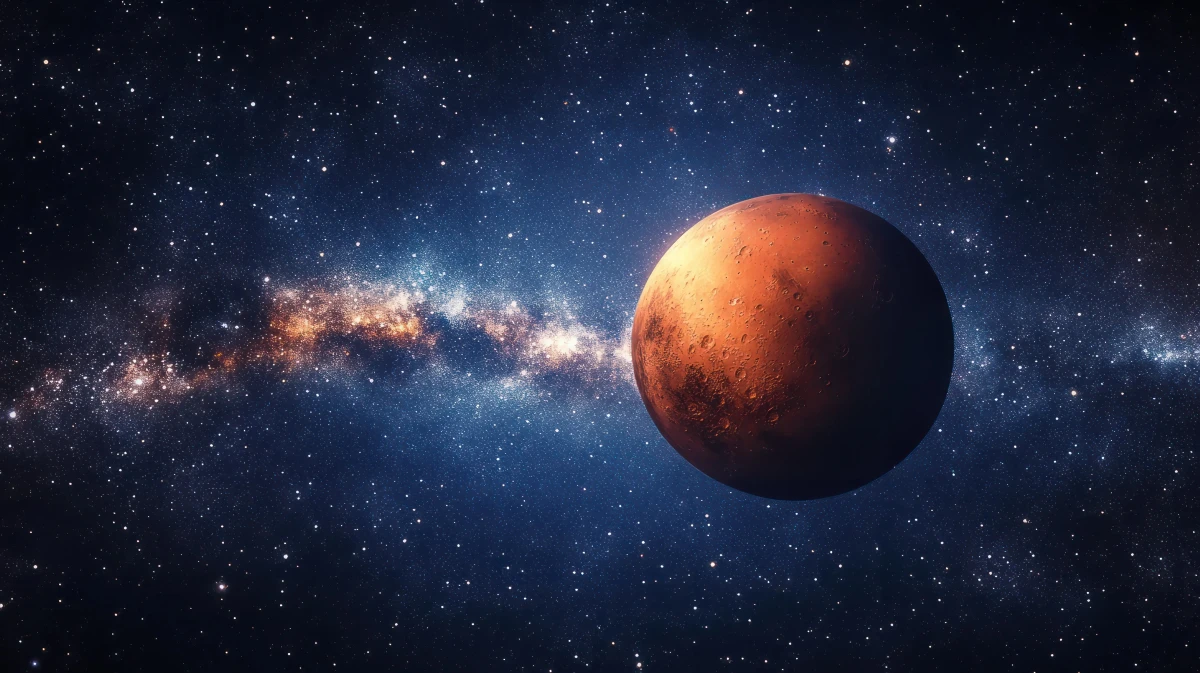 NASA showed Mars like never before: the Psyche spacecraft captured an image of Mars at a speed of about 20,000 km/h