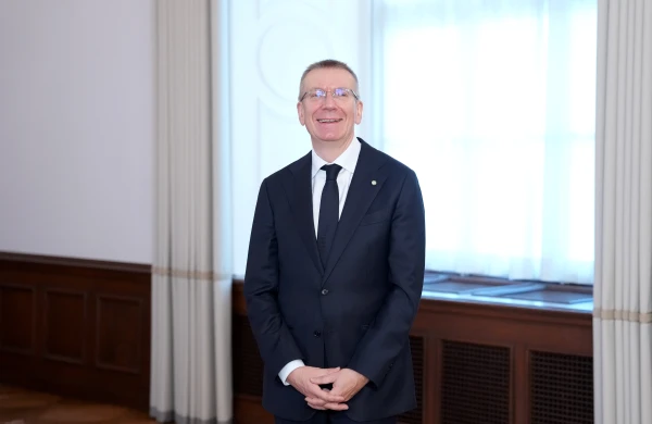 Президент Латвии Эдгар Ринкевич