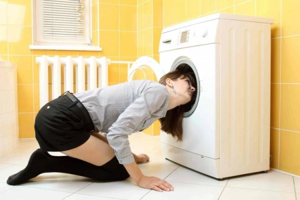 Is your washing machine starting to 'jump' around the bathroom? Experts explain why this is dangerous