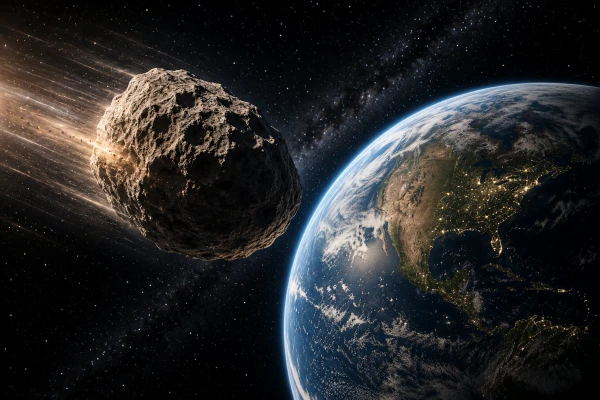 An asteroid will fly between Earth and the Moon: it can be seen through a telescope