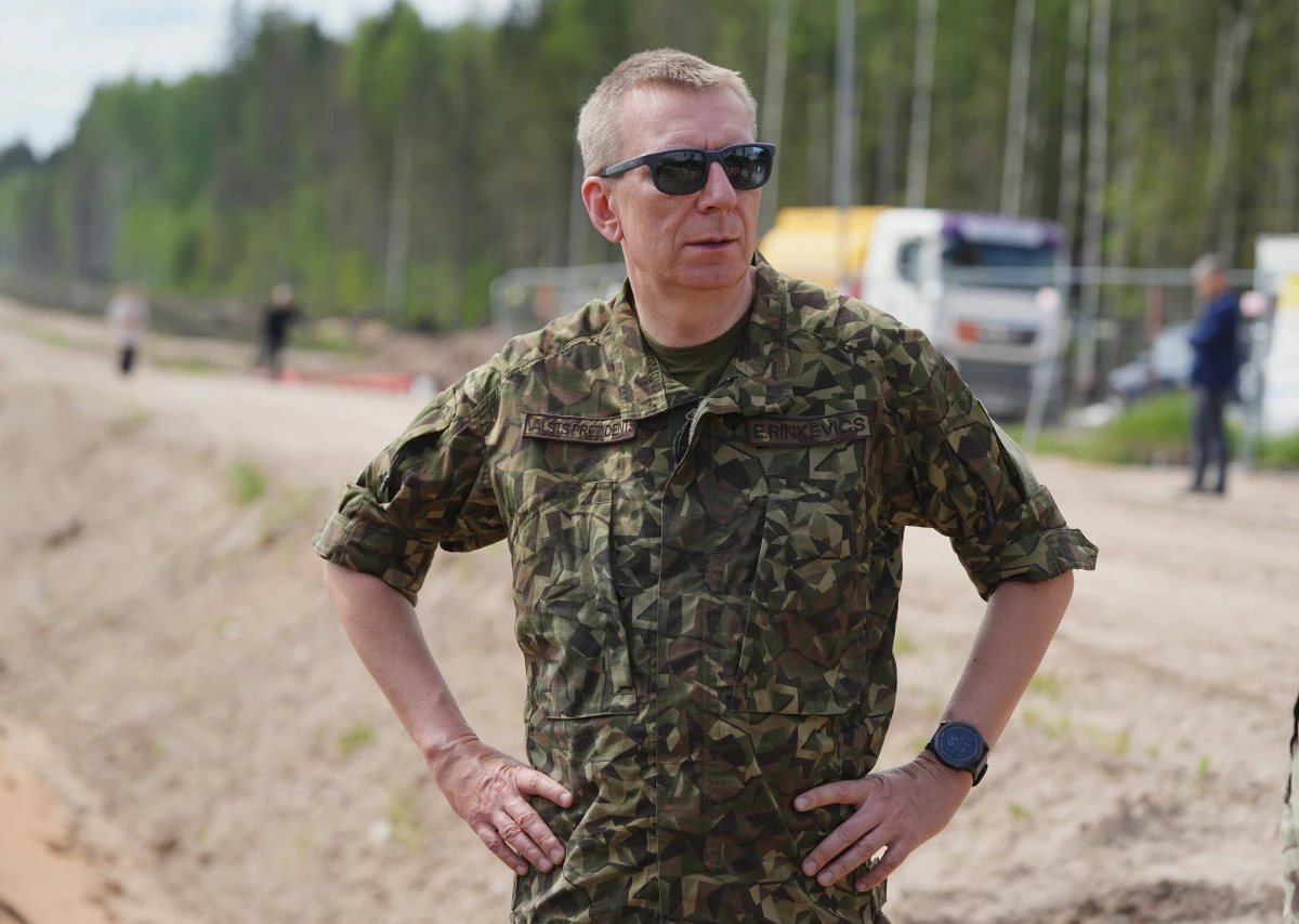 Главнокомандующий Латвии Эдгар Ринкевич.