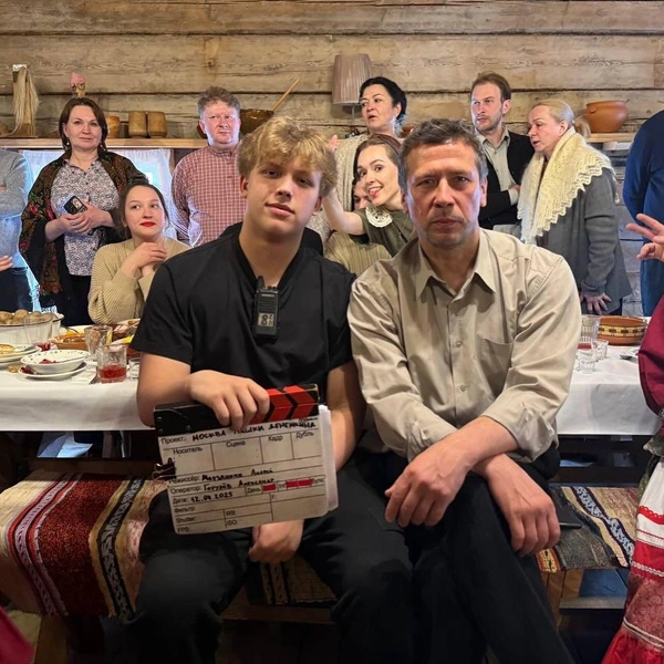 Andrey Merzlikin with son