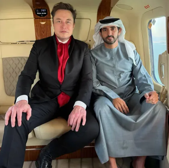 Elon Musk and the Prince of Dubai