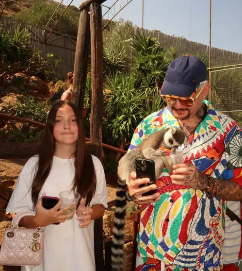 Philipp Kirkorov with his daughter Alla-Victoria