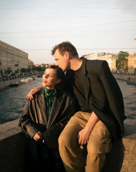 Polina and Evgeny Tsyganov for "Sobaka.ru"