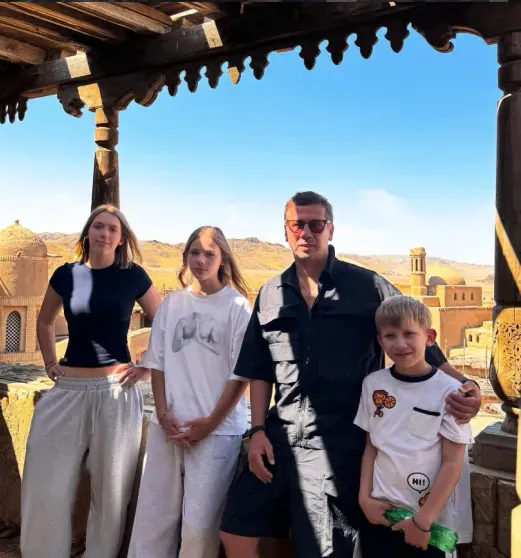 Andrei Merzlikin with children